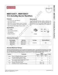 MBR1550CT Datasheet Page 2