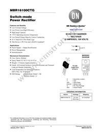 MBR16100CT Datasheet Cover