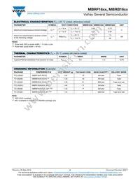 MBR1660-5300HE3/45 Datasheet Page 2