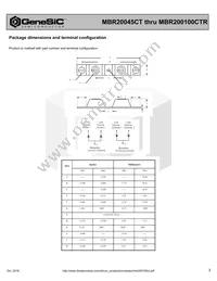 MBR20080CTR Datasheet Page 3