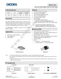 MBR20150SCTF-E1 Datasheet Cover