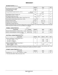 MBR20200CT Datasheet Page 2