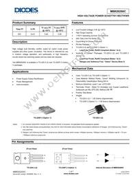 MBR20200CTF-E1 Datasheet Cover
