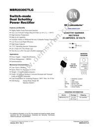 MBR2030CTL Datasheet Cover