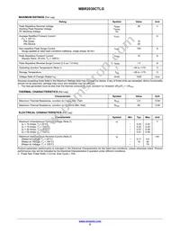 MBR2030CTL Datasheet Page 2