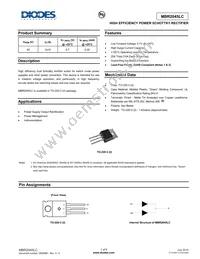 MBR2045LCT-E1 Datasheet Cover