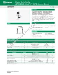 MBR2060CT Datasheet Cover