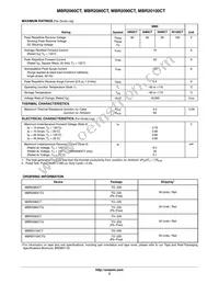 MBR2060CT Datasheet Page 2