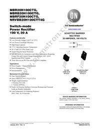 MBR20H100CT Datasheet Cover