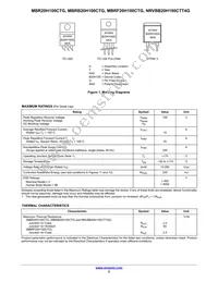 MBR20H100CT Datasheet Page 2