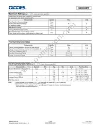 MBR230S1F-7 Datasheet Page 2