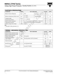 MBR2545CT/45 Datasheet Page 2