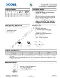MBR2560CT Datasheet Cover