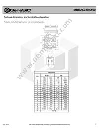 MBR2X030A100 Datasheet Page 3