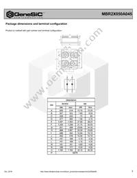 MBR2X050A045 Datasheet Page 3