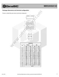 MBR2X050A120 Datasheet Page 3