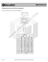 MBR2X050A150 Datasheet Page 3