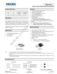 MBR30100CTF-E1 Datasheet Cover