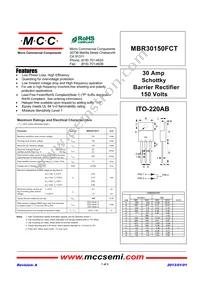 MBR30150FCT-BP Datasheet Cover
