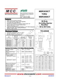 MBR3045CT-BP Datasheet Cover