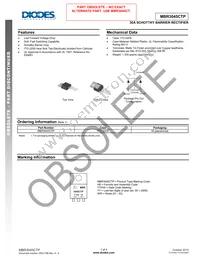 MBR3045CTP Datasheet Cover