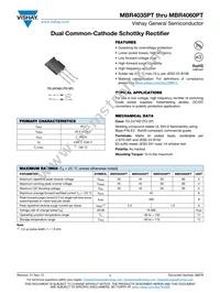 MBR3050PT-E3/45 Datasheet Cover