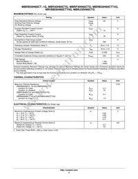 MBR30H60CTG Datasheet Page 2