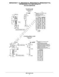 MBR30H60CTG Datasheet Page 9