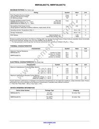 MBR30L60CTG Datasheet Page 2