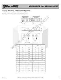 MBR40080CTR Datasheet Page 3