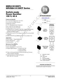 MBR41H100CT Datasheet Cover