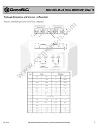 MBR50080CTR Datasheet Page 3