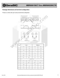 MBR600200CTR Datasheet Page 3