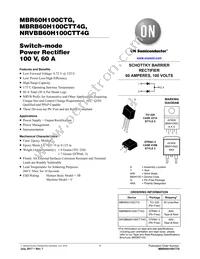 MBR60H100CT Datasheet Cover