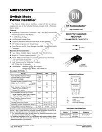 MBR7030WT Datasheet Cover