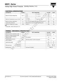 MBR735 Datasheet Page 2