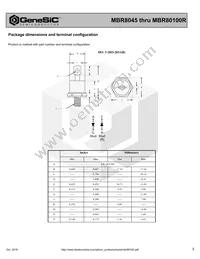 MBR8080R Datasheet Page 3