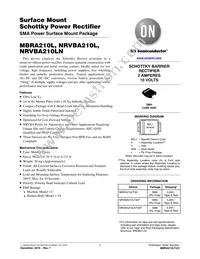 MBRA210LT3 Datasheet Cover