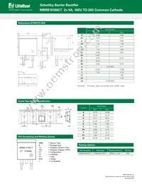MBRB10100CT Datasheet Page 3