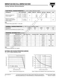 MBRB1045TRR Datasheet Page 2