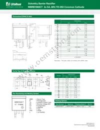 MBRB1060CT Datasheet Page 3