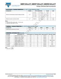 MBRB10H90CT-E3/45 Datasheet Page 2
