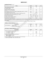 MBRB1545CT Datasheet Page 2