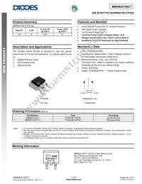 MBRB20100CT Datasheet Cover