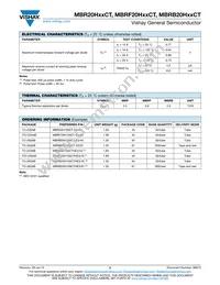 MBRB20H90CT-E3/45 Datasheet Page 2
