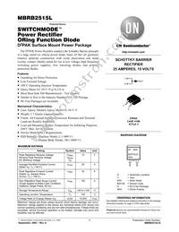 MBRB2515L Datasheet Cover
