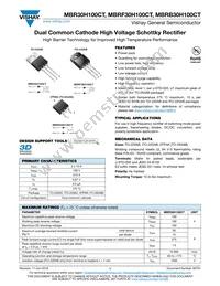 MBRB30H50CTHE3_A/I Datasheet Cover