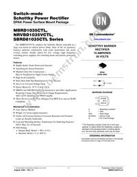 MBRD1035CTL Datasheet Cover