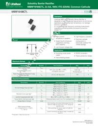 MBRF10100CTL Datasheet Cover