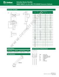 MBRF1060CTL Datasheet Page 3